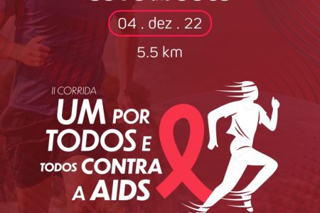 Corrida “Um por todos e todos contra a Aids” terá sua segunda edição em dezembro.