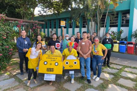 SESMT do HDT promove ação lúdica em alusão ao Maio Amarelo
