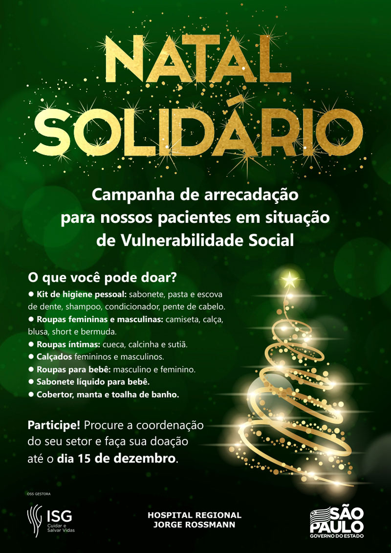 Campanha - Arrecadação Natal Solidário