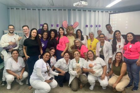 HRJR celebra o Novembro Roxo com palestras, treinamentos e sensibilização para profissionais de saúde