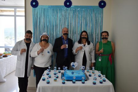 Novembro Azul trouxe conscientização, acolhimento e autocuidado para os colaboradores, pacientes e seus familiares no HRLN