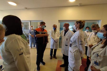 Hospital Regional do Litoral Norte recebe a visita do Governador de São Paulo, Tarcísio Freitas