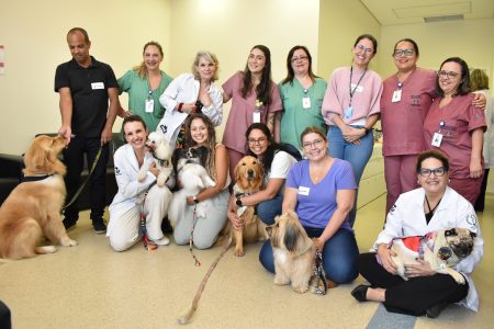 Projeto Patas que Acolhem promove humanização e bem-estar no HRLN