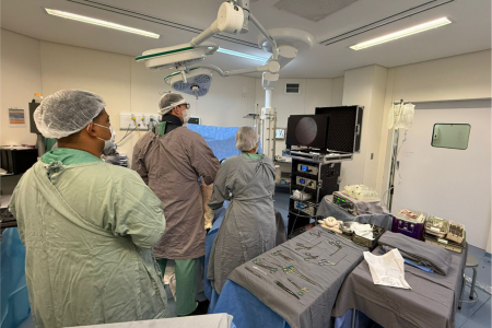 HRLN realiza primeira cirurgia de Artrodese do Joelho com Artroscopia e Fixador Externo Circular